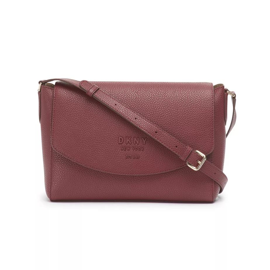 Dkny Noho Leather Flap Crossbody Bag