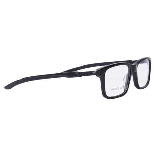 Puma PU0362O 001 Black-black Rectangular Full-rim Unisex Eyeglasses