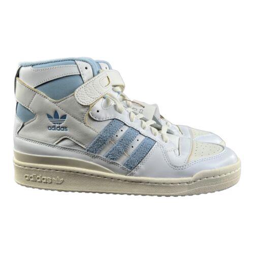 Adidas Men`s Forum 84 HI Unc White Blue Shoes GW5924 Sizes 9 - 13