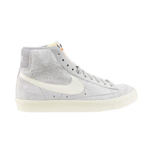 Nike Blazer Mid `77 Premium Men`s Shoes Light Bone-medium Grey-orange DM0178-001