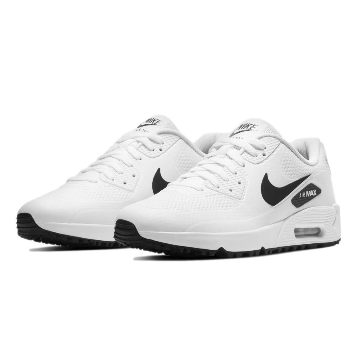 Nike Men`s Air Max 90 G Golf Shoes `white Black` CU9978-101