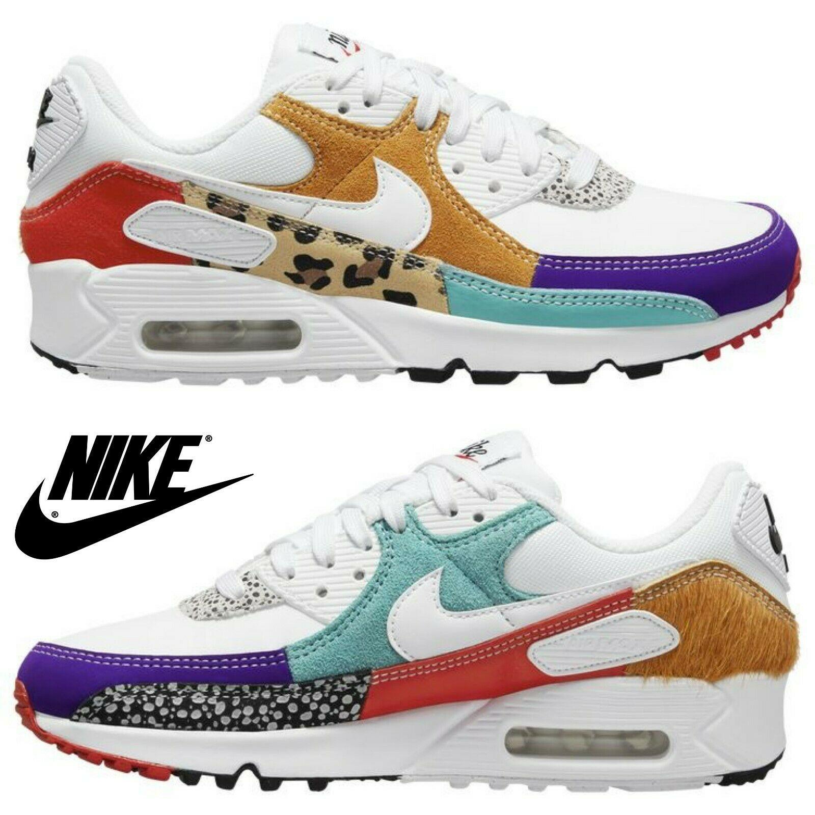 Nike Air Max 90 Women s Sneakers Casual Shoes Premium Running Sport Gym White