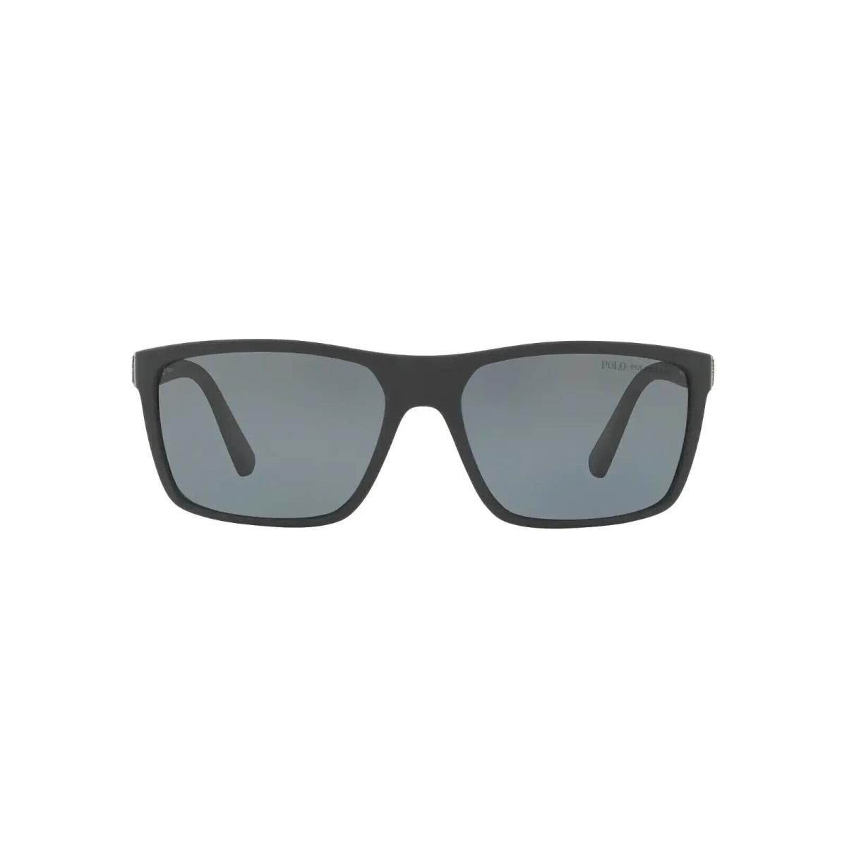 Polo Ralph Lauren Sunglasses 0PH4133 1793 Matte Black 59-17-145 W/case Box - Matte Black Frame, Dark Grey Lens