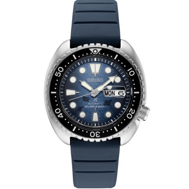 Seiko Prospex King Turtle Manta Save The Ocean 45 MM Automatic SS Watch SRPF77