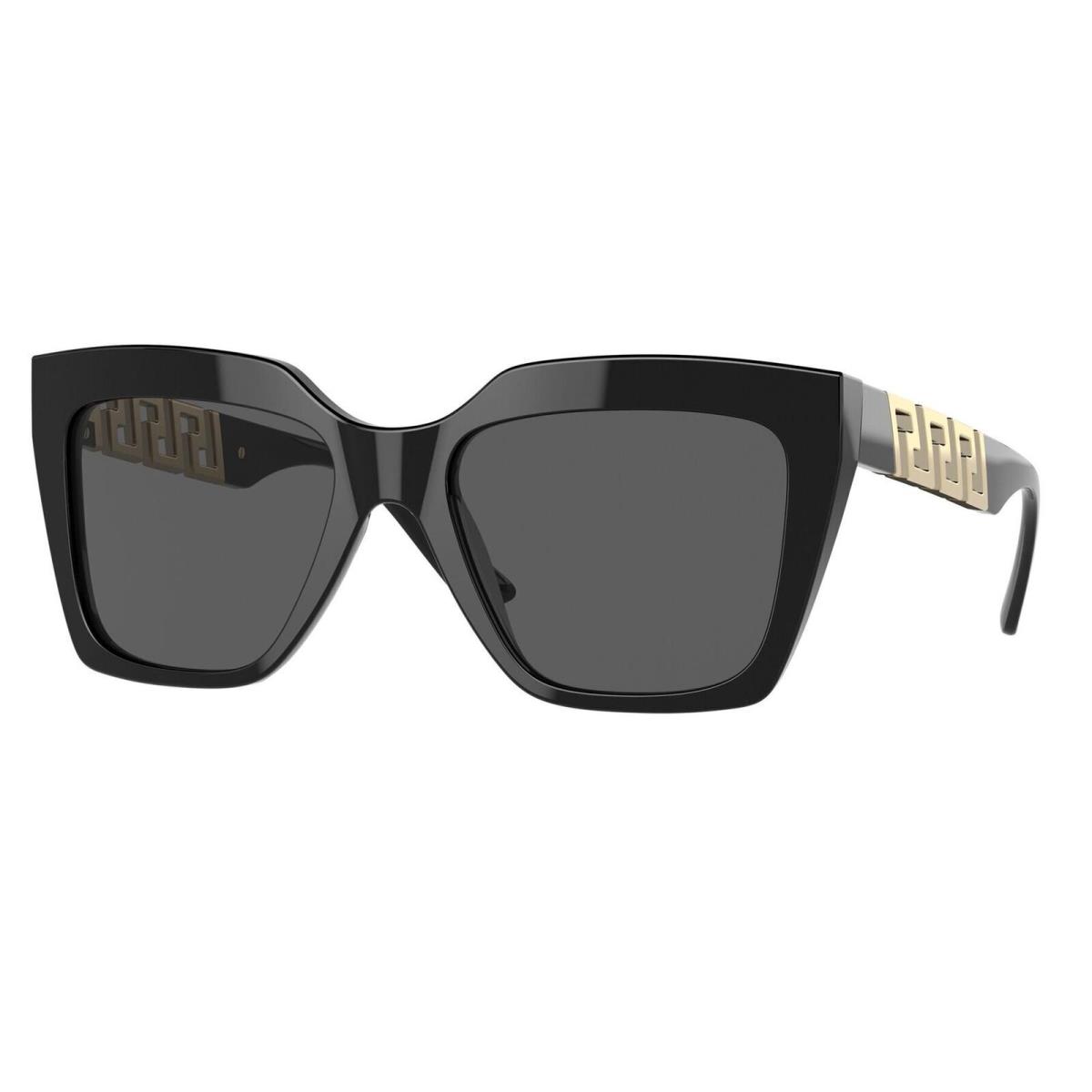 Versace Sunglasses VE4418 GB187 56mm Black / Dark Grey Lens - Black, Frame: Black