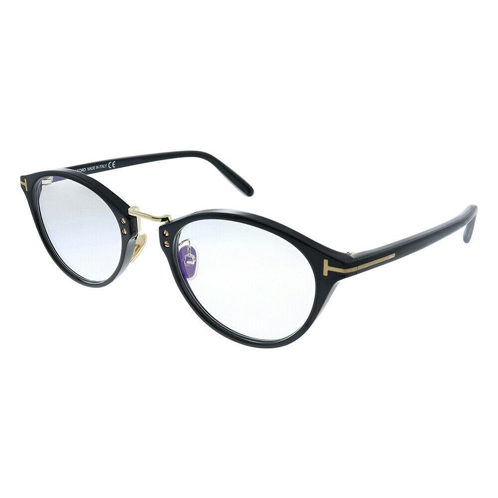 Tom Ford FT 5728 B 001 Black Optical Frame Eyeglasses 51mm Italy