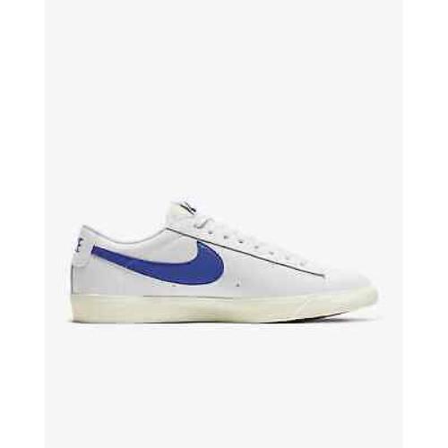 Men S Nike Blazer Low Leather White Sail Astronomy Blue Ci6377 107 Nike Shoes White Sail Astronomy Blue Sportiptop