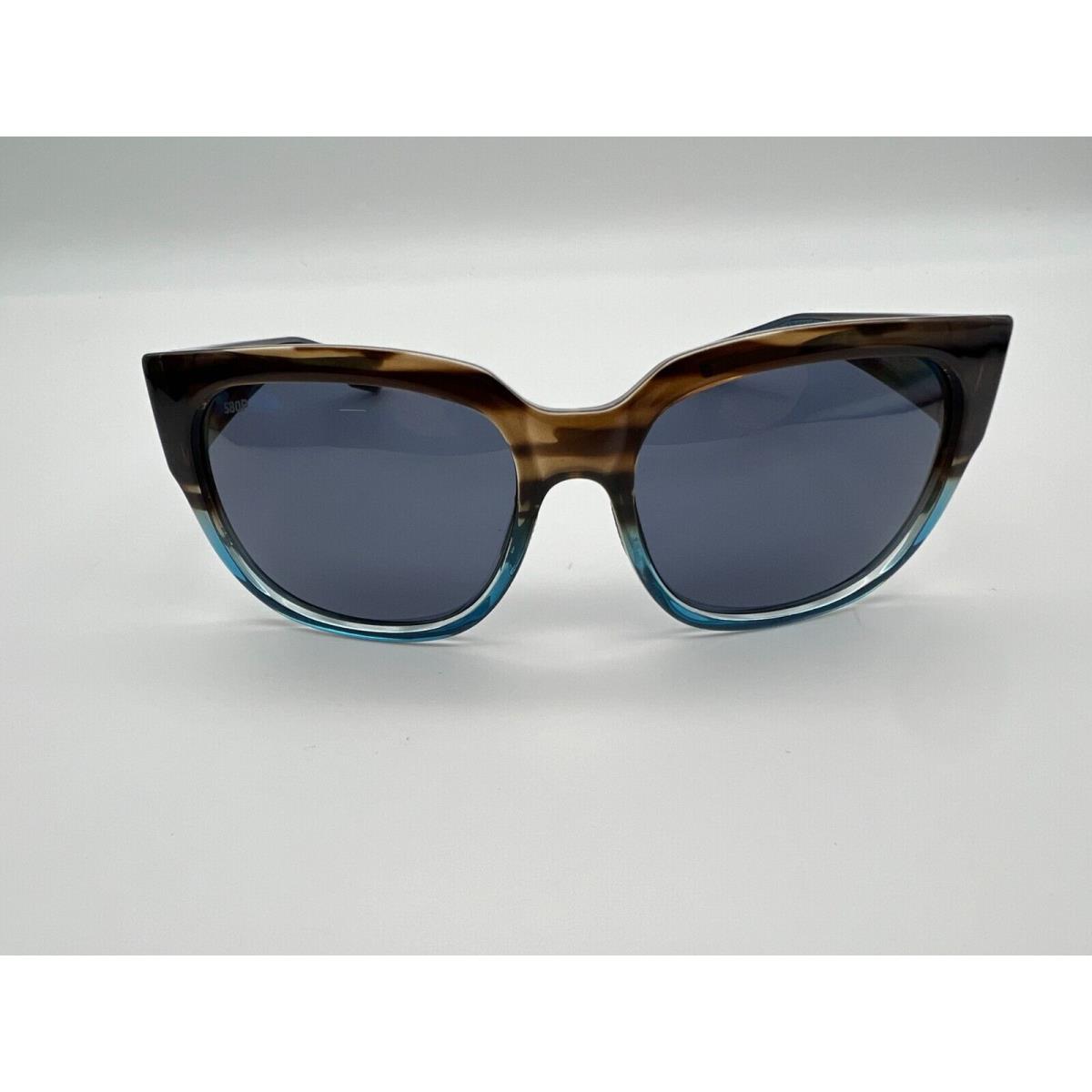 Costa Del Mar Waterwoman 2 Polarized Sunglasses Shiny Wahoo / Gray 580P - Frame: Brown, Lens: Gray