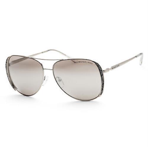 Michael Kors MK1082-10056G-58 Fashion 58mm Silver Ladies Sunglasses