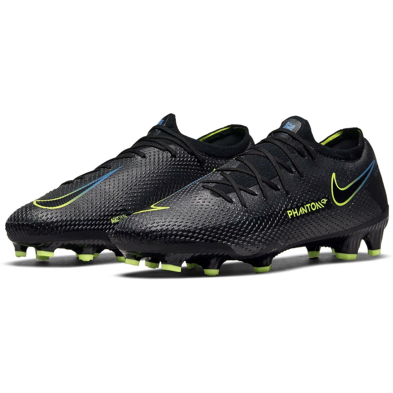 Nike Phantom GT Pro FG Womens Size 8 Soccer Shoes CK8451 090 Black Cyber