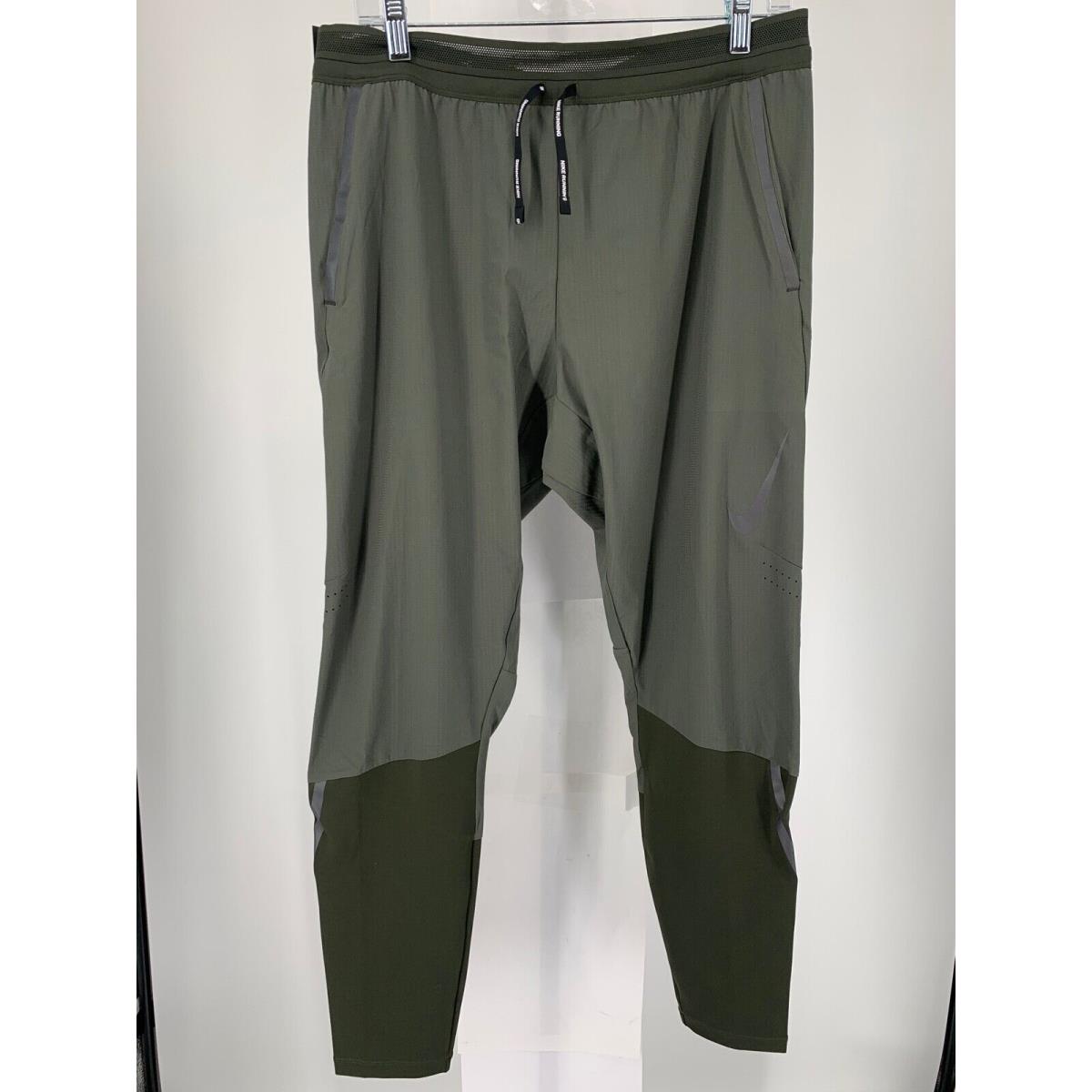 Nike Men Swift Flex Running Pants Green Sequoia BV4809 355 Large