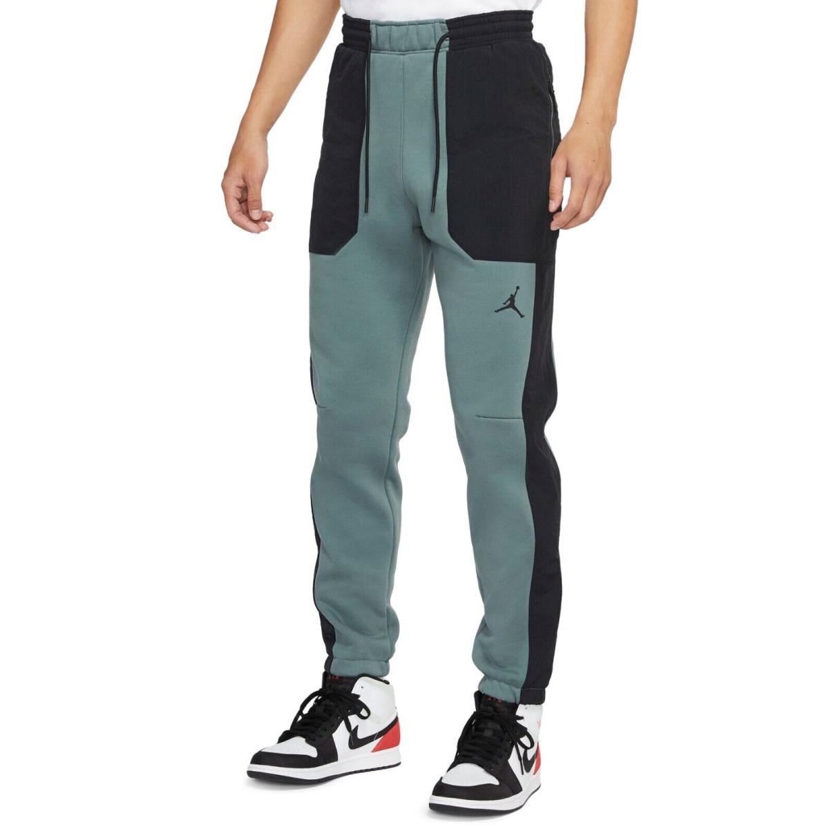 Nike Mens Air Jordan 23 Engineered Fleece Jogger Pants Green/black Size Medium