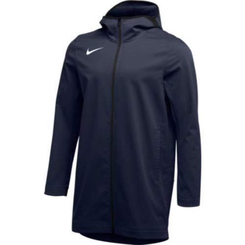 Nike Men`s Protect Shield Repel Basketball Jacket Navy White AJ719-419