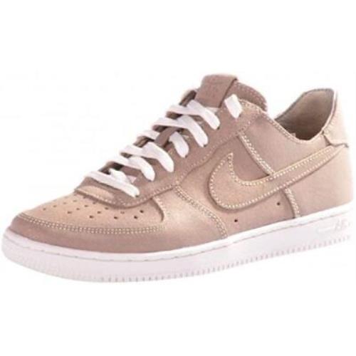 Nike Wmns Air Force 1 Low Light Metallic Gold Grain 2012 Womens Shoes 487643-200