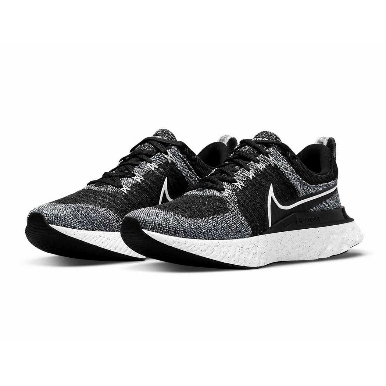 Nike React Infinity Run FK 2 Womens Size 7.5 Sneakers Shoes CT2423 101 Oreo