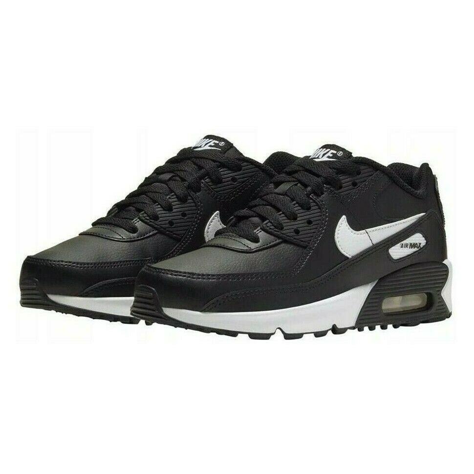 Nike Air Max 90 Ltr GS Size 5.5Y Sneaker Shoes CD6864 010 Black White