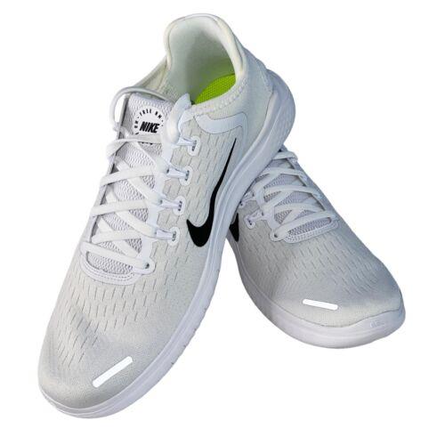 Nike Free RN 2018 White/black 942836-100 Running Shoes sz 9.5