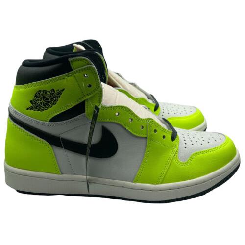 Nike Air Jordan Retro 1 High OG Visionaire Volt Black Sail 555088-702 sz 11