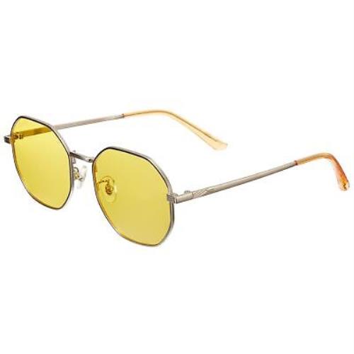Simplify sunglasses Ezra - Silver Frame, Yellow Lens