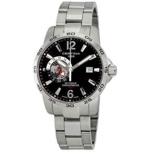 Certina DS Podium Gmt Black Dial Men`s Watch C034.455.11.057.00