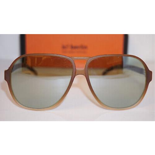 IC Berlin Sunglasses Justin H Butteroffee Matt Bronze Green Mirror 59 14 145