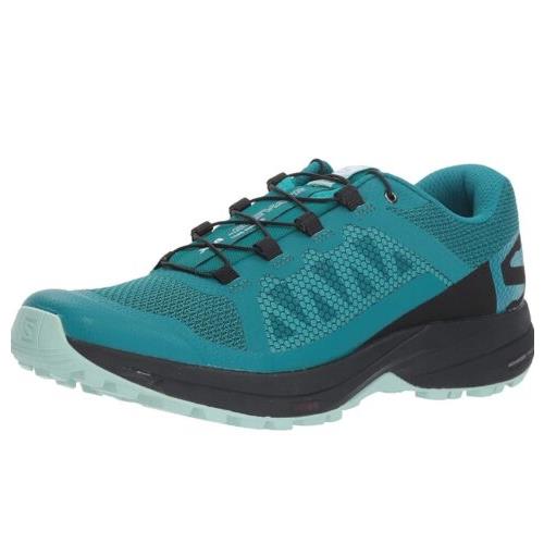 Salomon Women`s XA Elevate Trail Running Shoes Eggshell Blue/black Size 7