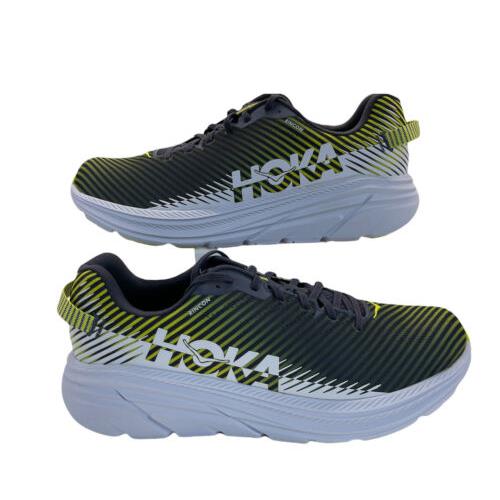 Hoka One One Rincon 2 Mens Size 11.5 Running Shoes Neon White 1110514