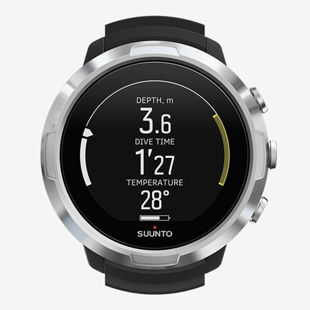 Suunto D5 Hoseless Wrist/watch Computer Tank Pod W/usb Downloader Black/Silver