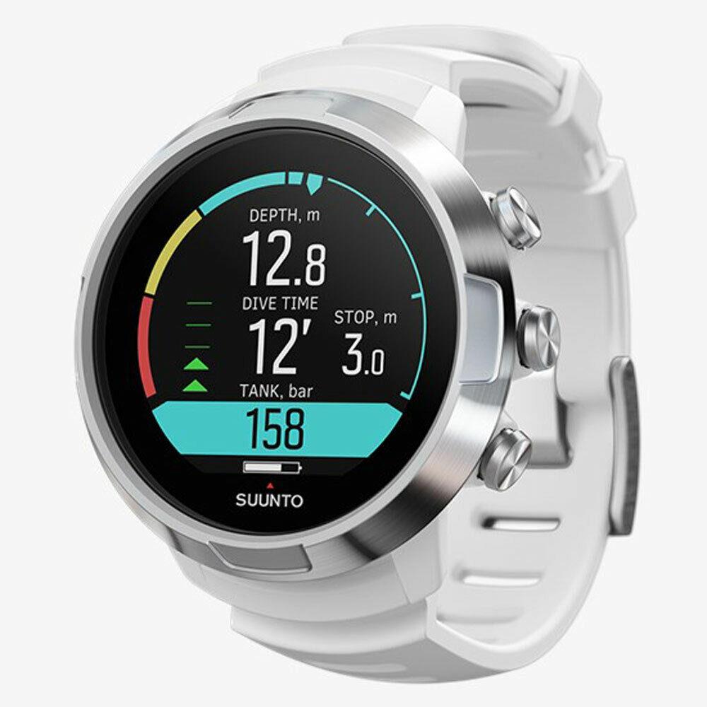 Suunto D5 Hoseless Wrist/watch Computer Tank Pod W/usb Downloader White