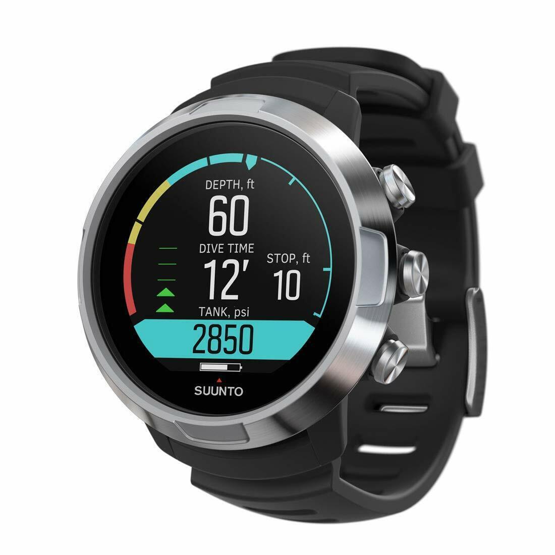 Suunto D5 Hoseless Wrist/watch Computer W/usb Downloader - Black - Black