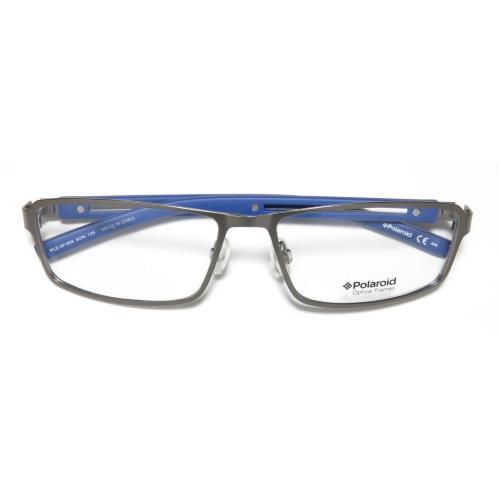 Polaroid 4P 005 Eyeglass Frame Rectangular Multi-color Unisex Full-rim