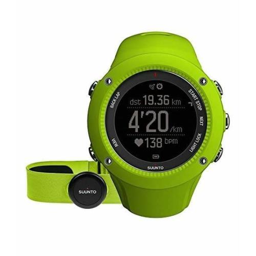 Suunto Ambit3 Run Lime Sports Watch SS021260000 - Dial: Black, Band: Lime