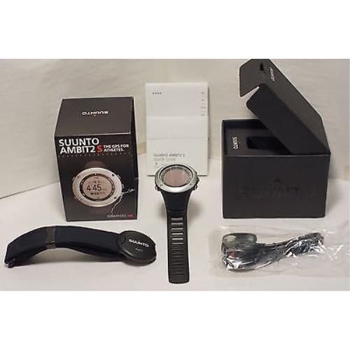 Suunto AMBIT2 Graphite HR SS019208000 Gps Fitness Watch with Heart Rate Monit