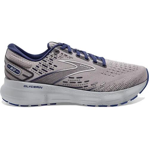 Brooks Glycerin 20 Men`s Running Shoes All Colors US Sizes 7-14 Alloy/Grey/Blue Depths