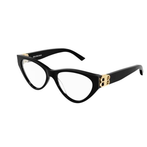 Balenciaga BB0172O 001 Black/black Cat-eye Full-rim Women`s Eyeglasses