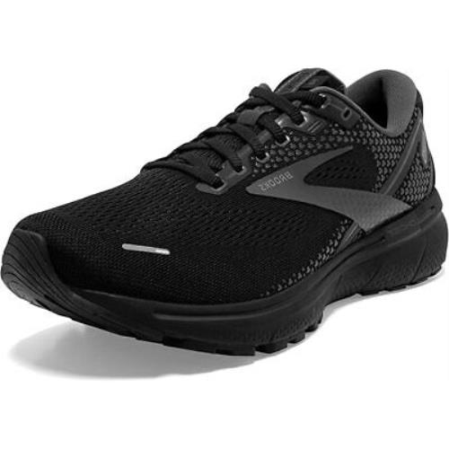 Brooks Men`s Ghost 14 Running Shoes Black/black/ebony 10.5 2E W US