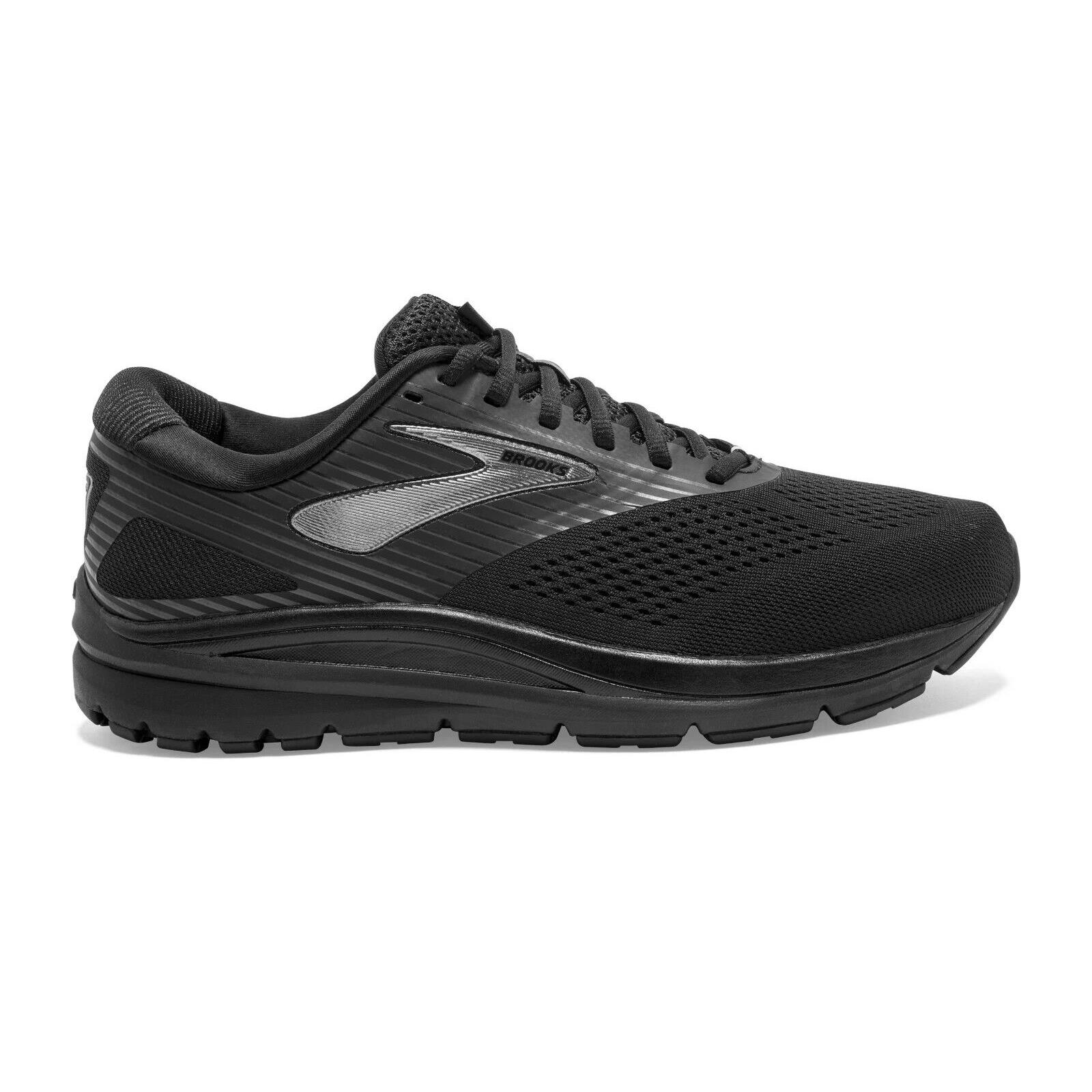Brooks Addiction 14 Black/charcoal/black Running Shoes Men`s Size 10 D M