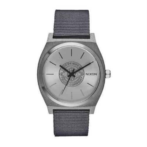 Nixon x Independent Time Teller All Silver Stainless Steel Analog Watch