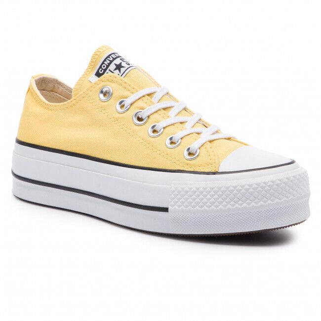 Converse Chuck Taylor All Star 564385C Women`s Yellow Sneakers Shoes US 5 HS1099