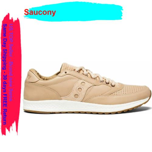 Saucony Men`s Freedom Runner Sneakers Shoe Tan 11.5 M