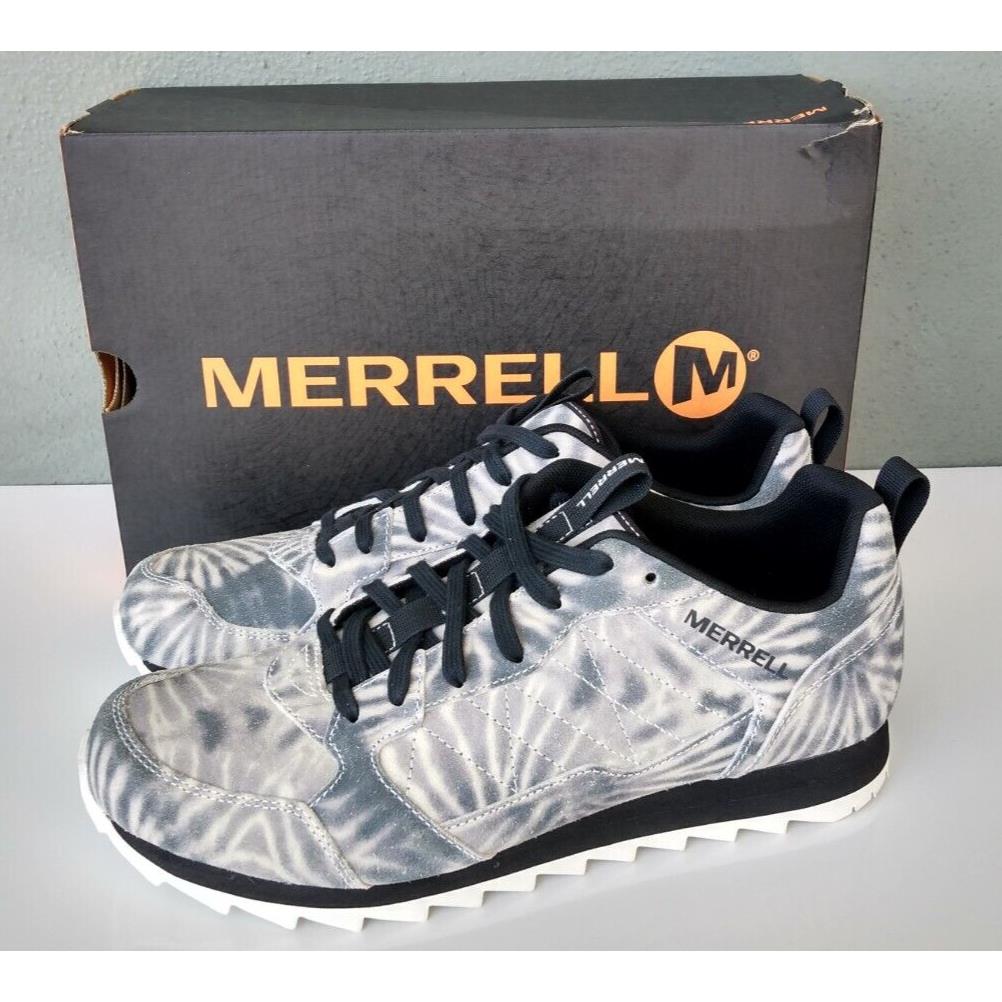 Merrell Alpine Suede Black Tie Dye Lace UP Sneakers Shoes Mens Size 9