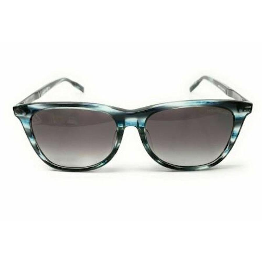 Montblanc MB0017SA-004 Blue Ruthenium / Gray Gradient Sunglasses - Asian Fit