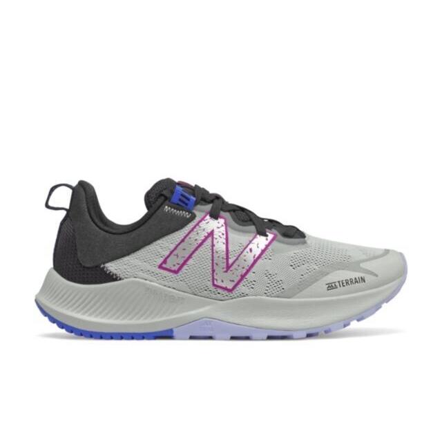 Balance Nitrel V4 Women`s Trail Running Sneaker Shoes. Gray Purple. US 8 B