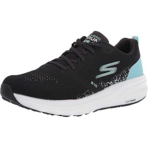 Skechers Women`s Go Run Ride 8 Running Shoes Black/turquoise 11 B M US