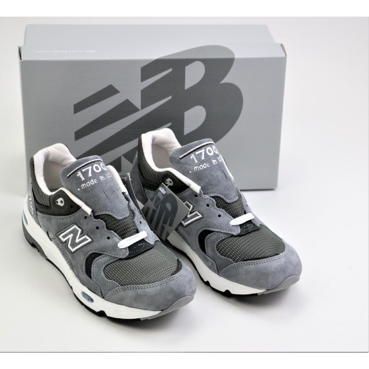 New Balance 1700 Shoes Dark Grey M1700GJ Men`s Size 8 Made in Usa