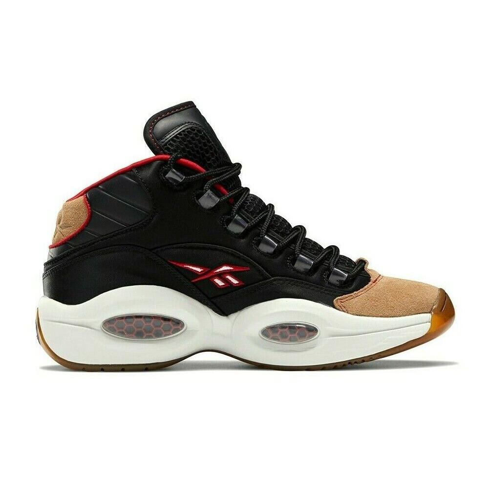 Reebok Question Mid Mens Size 8 Sneakers Shoes H00847 76ers Alternate Retro