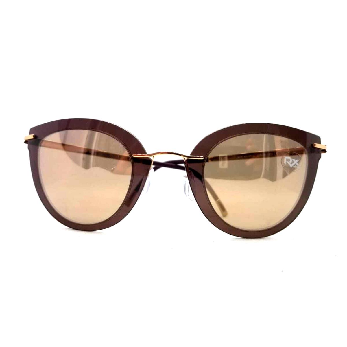 Beat The Rush Silhouette Sunglasses 8155 20 6252 Light-weight Metal Sleek Brown