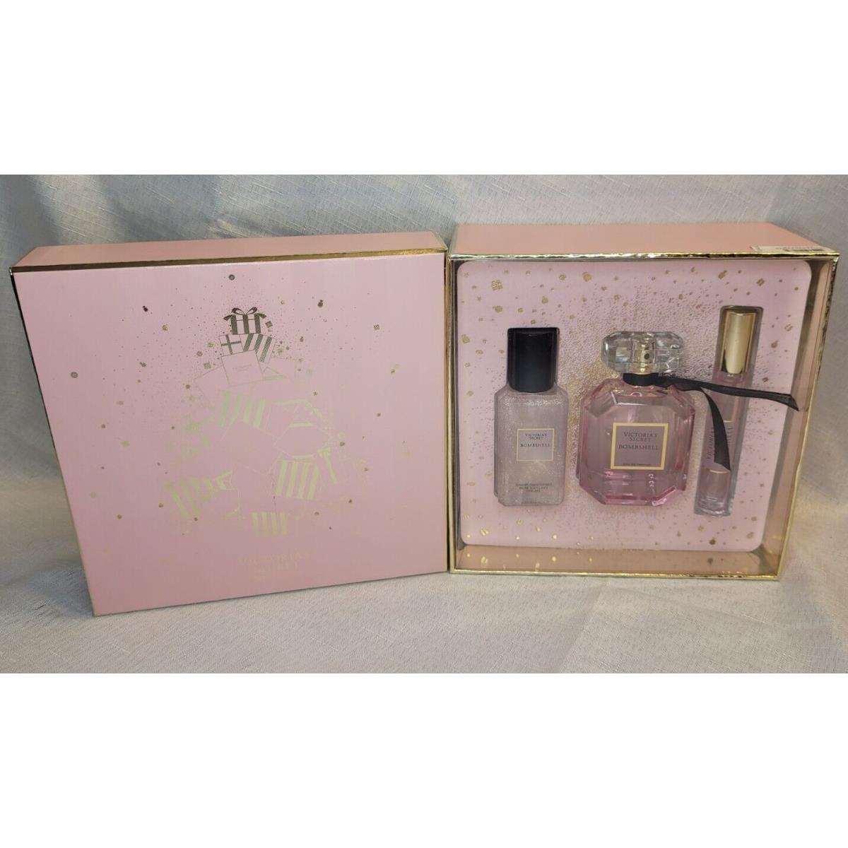 Victoria`s Secret Bombshell Perfume Gift Set Holiday 2020 -new