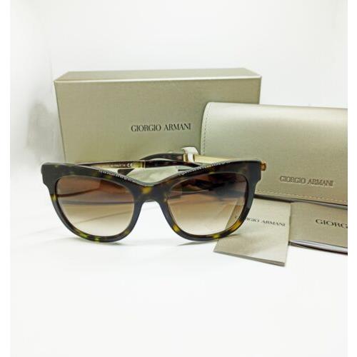 Giorgio Armani Sunglasses AR 8011 5026/13 Tortoise Brown Light Gradient Lens