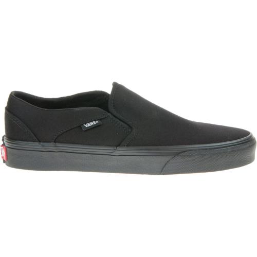 Vans Asher VN0A45JM1861 Women`s Black Canvas Trainers Shoes Size US 10.5 DT105 - Black